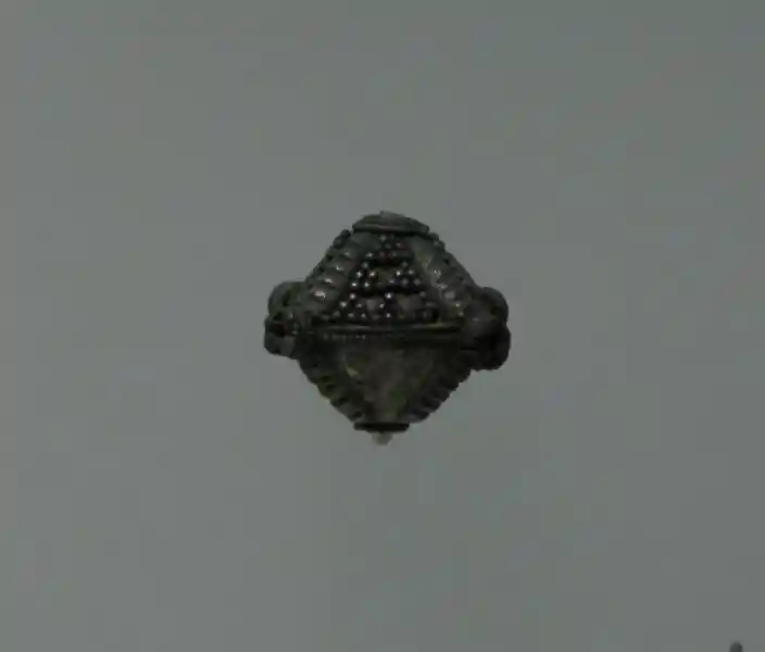 3D Cross as decoration of silver items